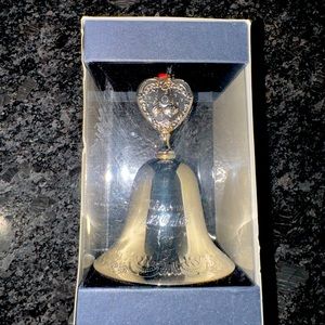 Wallace 2016 Silver Plated Grande Baroque Bell Ornament 22nd Edition 1995-2016